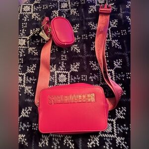 Steve Madden hot pink waist bag
